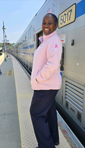 (Ladies) Breast Cancer Fleece Jacket