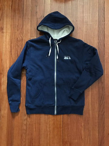 (Men -S-) Navy Heather Unisex Sherpa