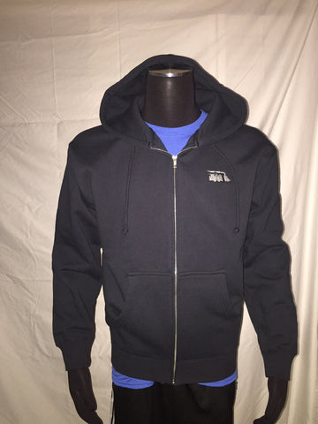 (Men -T-) Navy Train Lovers Zip Up