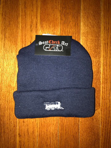 (Knitted hat) Solid Navy