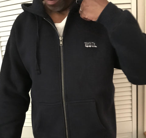 (Men -S-) Black Lined Sherpa Zip Up