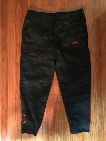 (Men -A-) Black Camo Sweatpants