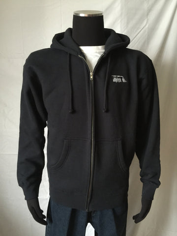 (Men) Patriotic Zip Hoodie -Navy
