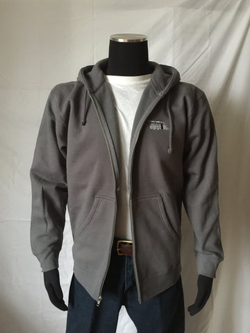 (Men) Train Lovers Zip Hoodie -Charcoal